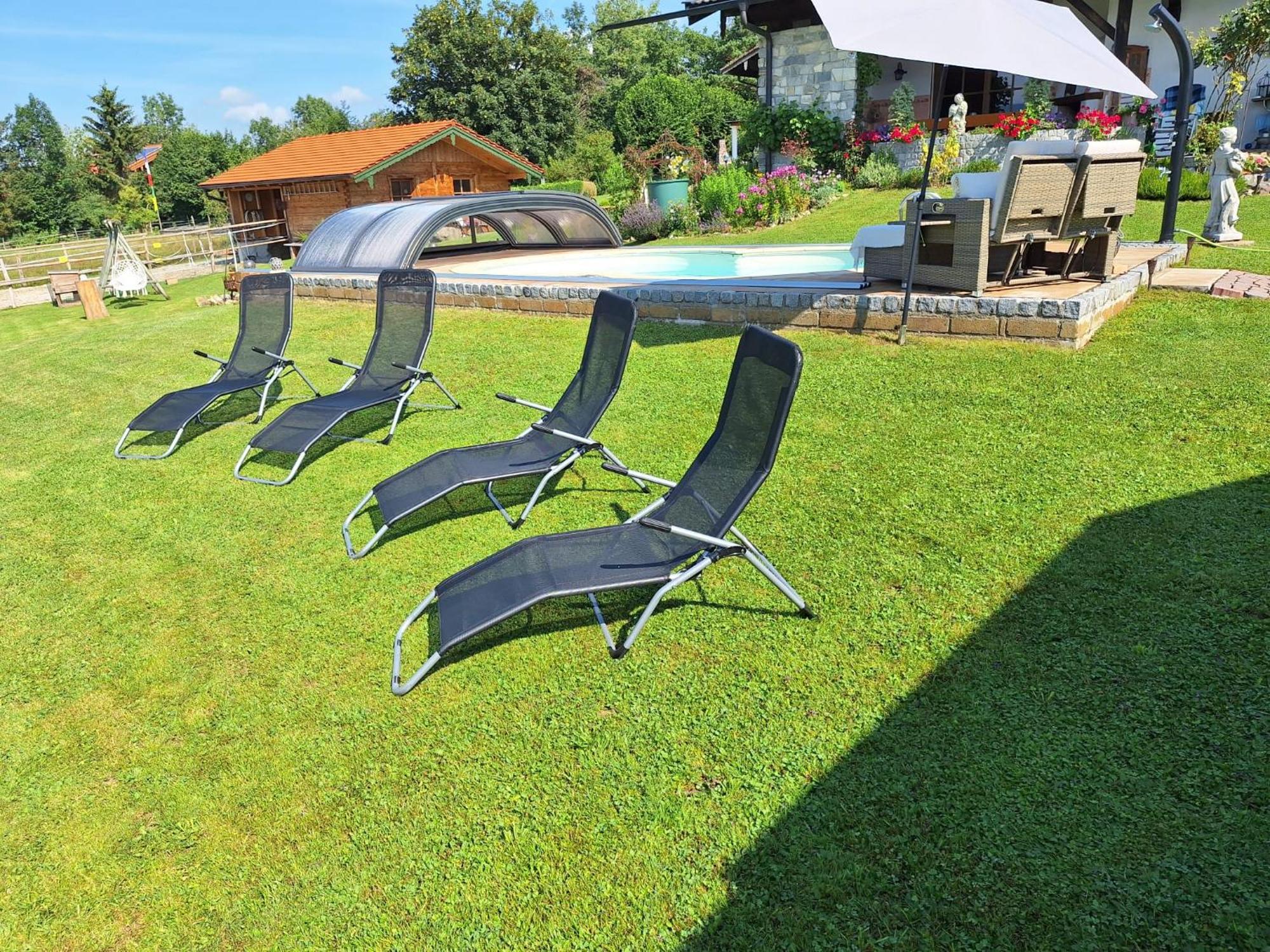 Ferienwohnung Am Wirtshof Siegsdorf Bagian luar foto